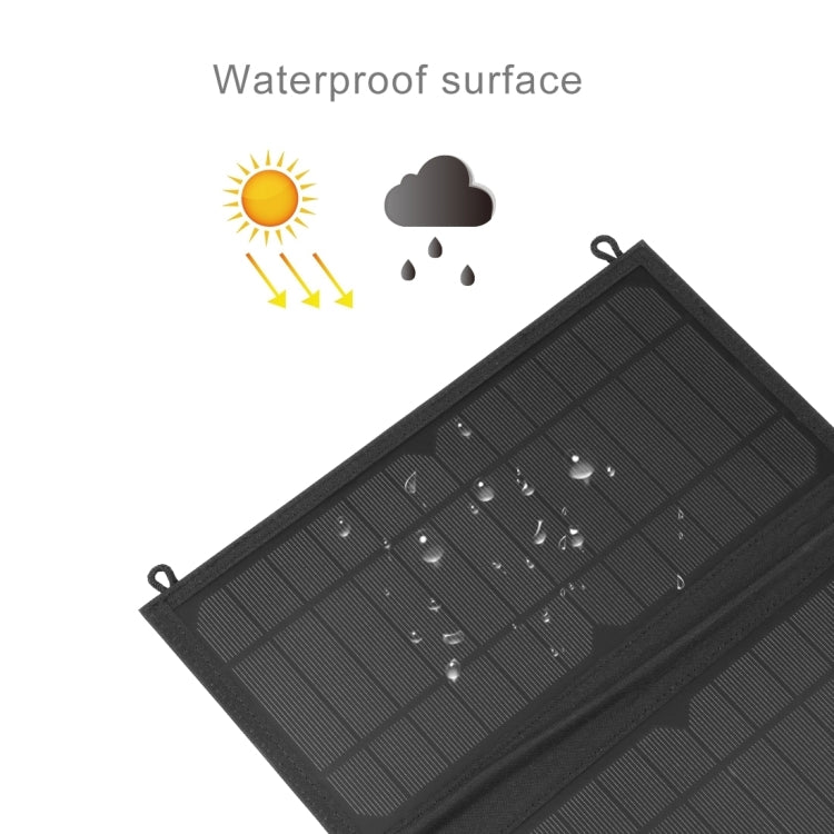 HAWEEL 12W 2 Panels Foldable Solar Panel Charger Bag with 5V / 3.1A Max Dual USB Ports, Support QC3.0 and AFC - free shipping - PMC Jewellery - Order now!