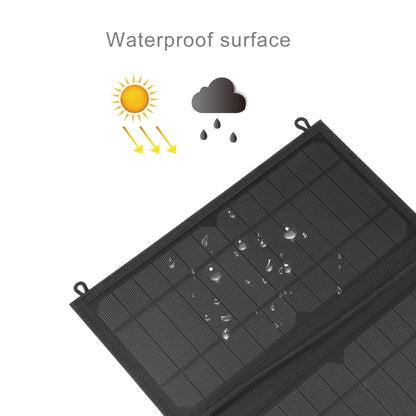 HAWEEL 12W 2 Panels Foldable Solar Panel Charger Bag with 5V / 3.1A Max Dual USB Ports, Support QC3.0 and AFC - free shipping - PMC Jewellery - Order now!