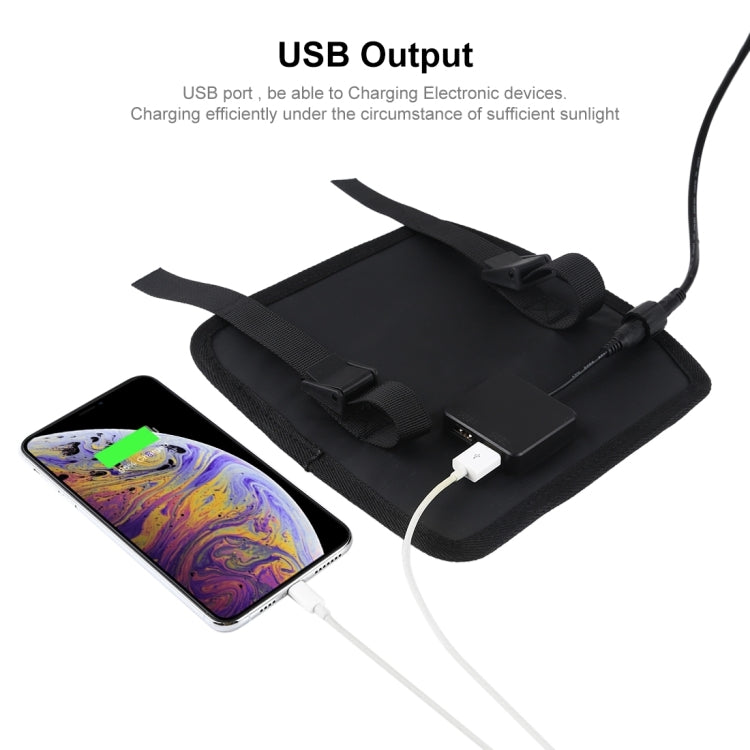 HAWEEL 42W Foldable Umbrella Top Solar Panel Charger with 5V 3.0A Max Dual USB Ports, Support QC3.0 / FCP / SCP/ AFC / SFCP Protocol - free shipping - PMC Jewellery - Order now!