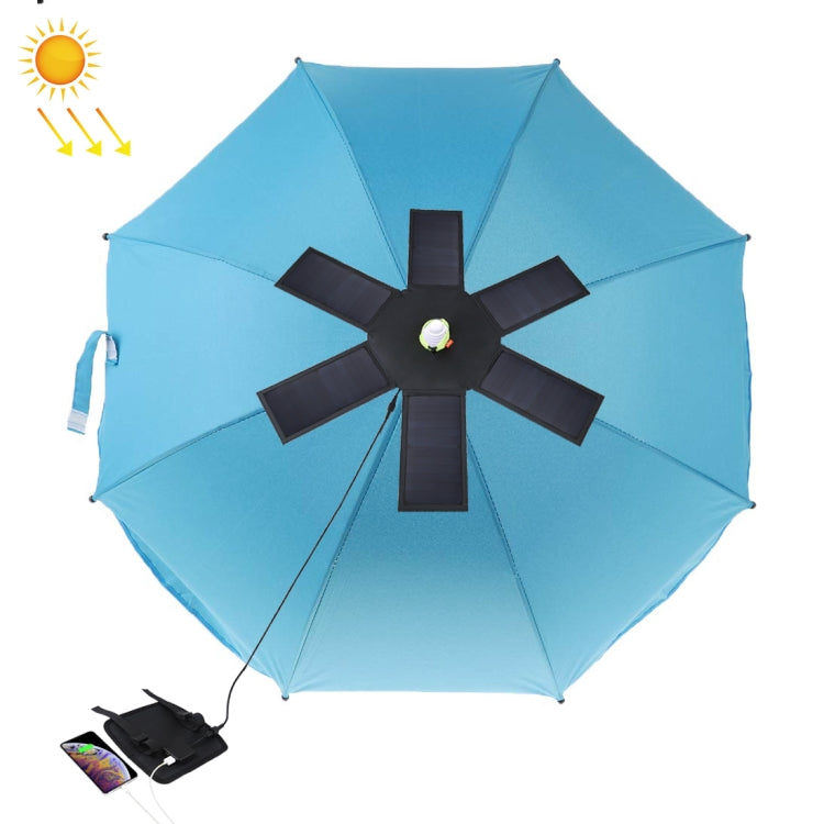 HAWEEL 42W Foldable Umbrella Top Solar Panel Charger with 5V 3.0A Max Dual USB Ports, Support QC3.0 / FCP / SCP/ AFC / SFCP Protocol - free shipping - PMC TechLife - Order now!