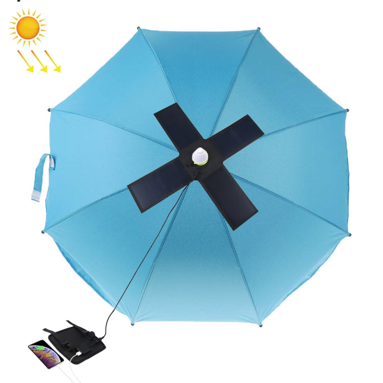 HAWEEL 28W Foldable Umbrella Top Solar Panel Charger with 5V 3A Max Dual USB Ports, Support QC3.0 / FCP / SCP/ AFC / SFCP Protocol(Black) - free shipping - PMC TechLife - Order now!