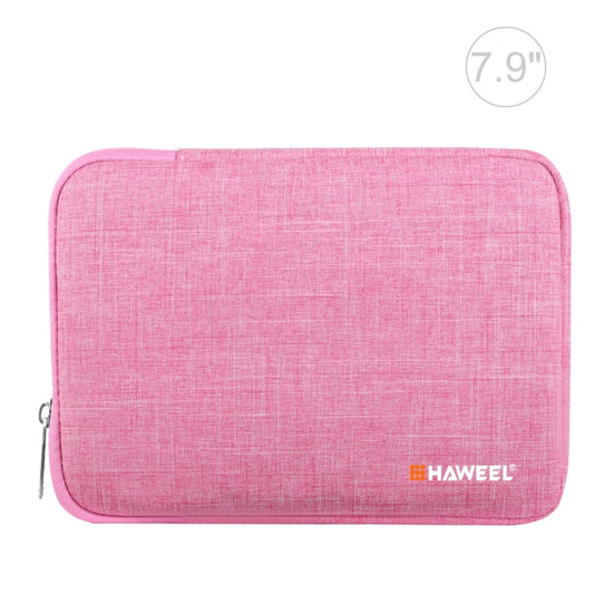 HAWEEL 7.9 inch Sleeve Case Zipper Briefcase Carrying Bag, For iPad mini 4 / iPad mini 3 / iPad mini 2 / iPad mini, Galaxy, Lenovo, Sony, Xiaomi, Huawei 7.9 inch Tablets(Pink) - free shipping - PMC Jewellery - Order now!