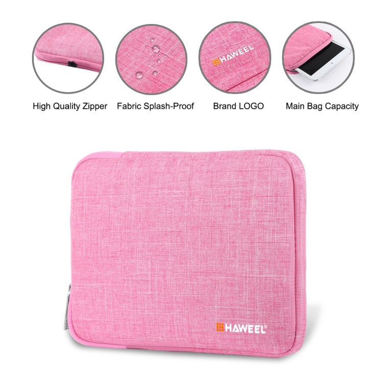 HAWEEL 7.9 inch Sleeve Case Zipper Briefcase Carrying Bag, For iPad mini 4 / iPad mini 3 / iPad mini 2 / iPad mini, Galaxy, Lenovo, Sony, Xiaomi, Huawei 7.9 inch Tablets(Pink) - free shipping - PMC Jewellery - Order now!