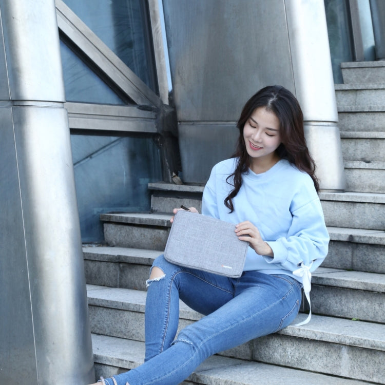 HAWEEL 7.9 inch Sleeve Case Zipper Briefcase Carrying Bag, For iPad mini 4 / iPad mini 3 / iPad mini 2 / iPad mini, Galaxy, Lenovo, Sony, Xiaomi, Huawei 7.9 inch Tablets(Grey) - free shipping - PMC Jewellery - Order now!