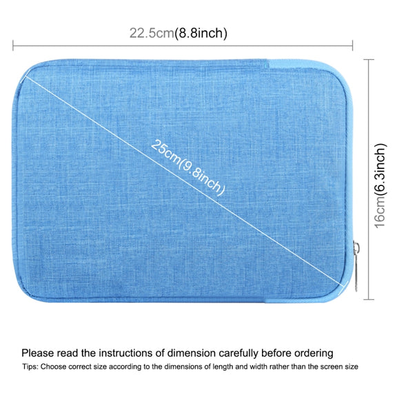 HAWEEL 7.9 inch Sleeve Case Zipper Briefcase Carrying Bag, For iPad mini 4 / iPad mini 3 / iPad mini 2 / iPad mini, Galaxy, Lenovo, Sony, Xiaomi, Huawei 7.9 inch Tablets(Blue)