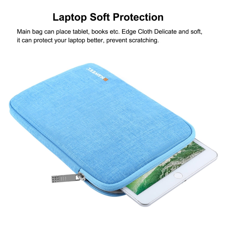 HAWEEL 7.9 inch Sleeve Case Zipper Briefcase Carrying Bag, For iPad mini 4 / iPad mini 3 / iPad mini 2 / iPad mini, Galaxy, Lenovo, Sony, Xiaomi, Huawei 7.9 inch Tablets(Blue) - free shipping - PMC Jewellery - Order now!