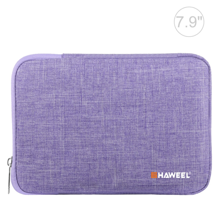 HAWEEL 7.9 inch Sleeve Case Zipper Briefcase Carrying Bag, For iPad mini 4 / iPad mini 3 / iPad mini 2 / iPad mini, Galaxy, Lenovo, Sony, Xiaomi, Huawei 7.9 inch Tablets(Purple) - free shipping - PMC Jewellery - Order now!
