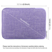 HAWEEL 7.9 inch Sleeve Case Zipper Briefcase Carrying Bag, For iPad mini 4 / iPad mini 3 / iPad mini 2 / iPad mini, Galaxy, Lenovo, Sony, Xiaomi, Huawei 7.9 inch Tablets(Purple)