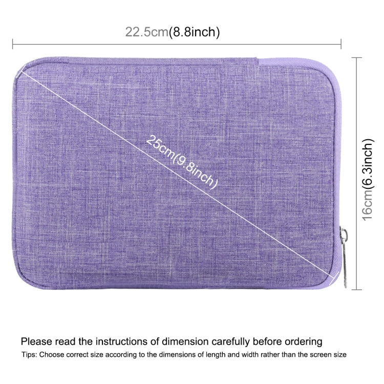 HAWEEL 7.9 inch Sleeve Case Zipper Briefcase Carrying Bag, For iPad mini 4 / iPad mini 3 / iPad mini 2 / iPad mini, Galaxy, Lenovo, Sony, Xiaomi, Huawei 7.9 inch Tablets(Purple)