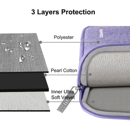 HAWEEL 7.9 inch Sleeve Case Zipper Briefcase Carrying Bag, For iPad mini 4 / iPad mini 3 / iPad mini 2 / iPad mini, Galaxy, Lenovo, Sony, Xiaomi, Huawei 7.9 inch Tablets(Purple) - free shipping - PMC Jewellery - Order now!