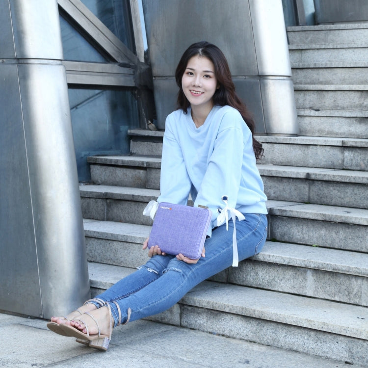 HAWEEL 7.9 inch Sleeve Case Zipper Briefcase Carrying Bag, For iPad mini 4 / iPad mini 3 / iPad mini 2 / iPad mini, Galaxy, Lenovo, Sony, Xiaomi, Huawei 7.9 inch Tablets(Purple) - free shipping - PMC Jewellery - Order now!