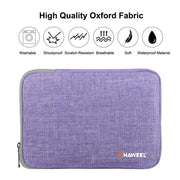 HAWEEL 9.7 inch Sleeve Case Zipper Briefcase Carrying Bag, For iPad 9.7 inch / iPad Pro 9.7 inch, Galaxy, Lenovo, Sony, Xiaomi, Huawei 9.7 inch Tablets(Purple)