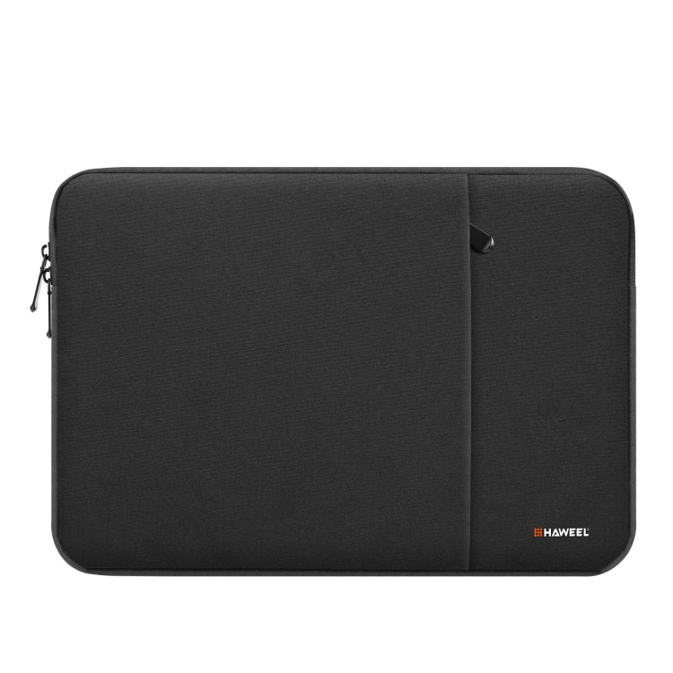 HAWEEL 13.0 inch Sleeve Case Zipper Briefcase Laptop Carrying Bag, For Macbook, Samsung, Lenovo, Sony, DELL Alienware, CHUWI, ASUS, HP, 13 inch and Below Laptops(Black) - free shipping - PMC Jewellery - Order now!