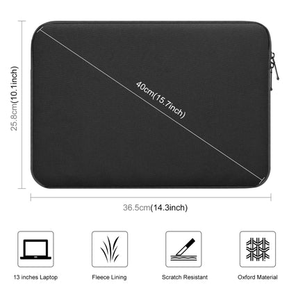 HAWEEL 13.0 inch Sleeve Case Zipper Briefcase Laptop Carrying Bag, For Macbook, Samsung, Lenovo, Sony, DELL Alienware, CHUWI, ASUS, HP, 13 inch and Below Laptops(Black) - free shipping - PMC Jewellery - Order now!