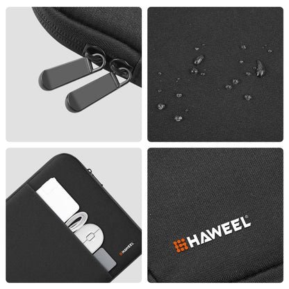 HAWEEL 13.0 inch Sleeve Case Zipper Briefcase Laptop Carrying Bag, For Macbook, Samsung, Lenovo, Sony, DELL Alienware, CHUWI, ASUS, HP, 13 inch and Below Laptops(Black) - free shipping - PMC Jewellery - Order now!