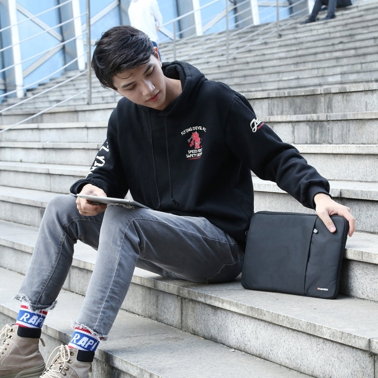HAWEEL 13.0 inch Sleeve Case Zipper Briefcase Laptop Carrying Bag, For Macbook, Samsung, Lenovo, Sony, DELL Alienware, CHUWI, ASUS, HP, 13 inch and Below Laptops(Black) - free shipping - PMC Jewellery - Order now!