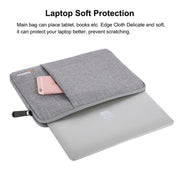HAWEEL 15.0 inch Sleeve Case Zipper Briefcase Laptop Carrying Bag, For Macbook, Samsung, Lenovo, Sony, DELL Alienware, CHUWI, ASUS, HP, 15 inch and Below Laptops(Grey)