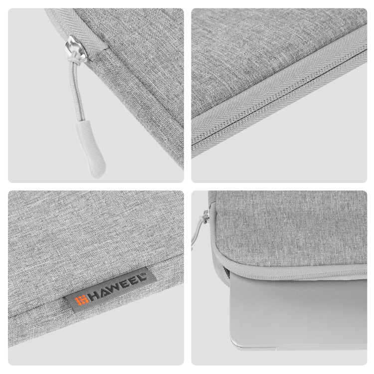HAWEEL 16 inch Laptop Sleeve Case Zipper Briefcase Bag for 15-16.7 inch Laptop(Grey) - free shipping - PMC TechLife - Order now!