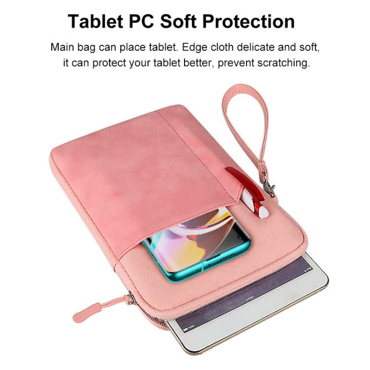 HAWEEL Splash-proof Pouch Sleeve Tablet Bag for iPad mini, 7.9-8.4 inch Tablets(Pink) - free shipping - PMC Jewellery - Order now!