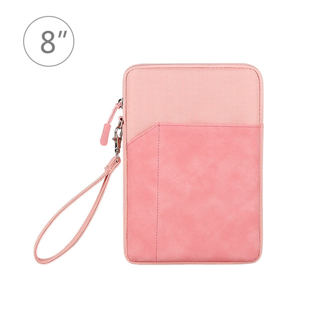 HAWEEL Splash-proof Pouch Sleeve Tablet Bag for iPad mini, 7.9-8.4 inch Tablets(Pink)