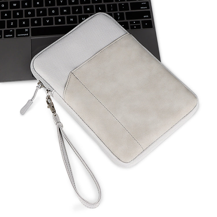 HAWEEL Splash-proof Pouch Sleeve Tablet Bag for iPad mini, 7.9-8.4 inch Tablets(Light Grey) - free shipping - PMC Jewellery - Order now!