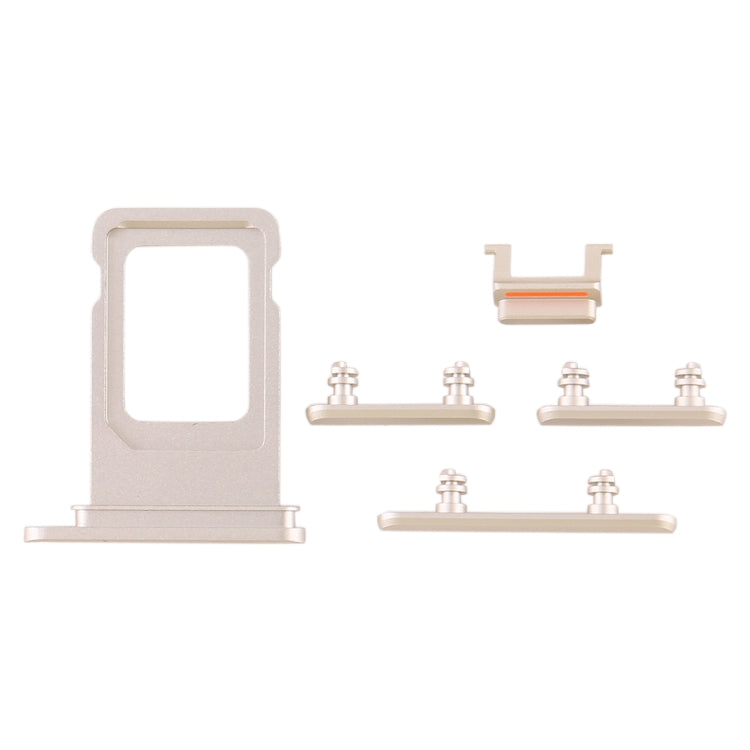 SIM Card Tray + Side Key for iPhone 11(White) - Others by PMc TechLife | Online Shopping South Africa | PMc TechLife | Buy Now Pay Later Mobicred