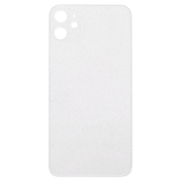 Transparent Frosted Glass Battery Back Cover for iPhone 11(Transparent)