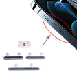 Power Button and Volume Control Button for iPhone 12 Pro(Green Lake) - Metal Parts by PMc TechLife | Online Shopping South Africa | PMc TechLife | Buy Now Pay Later Mobicred