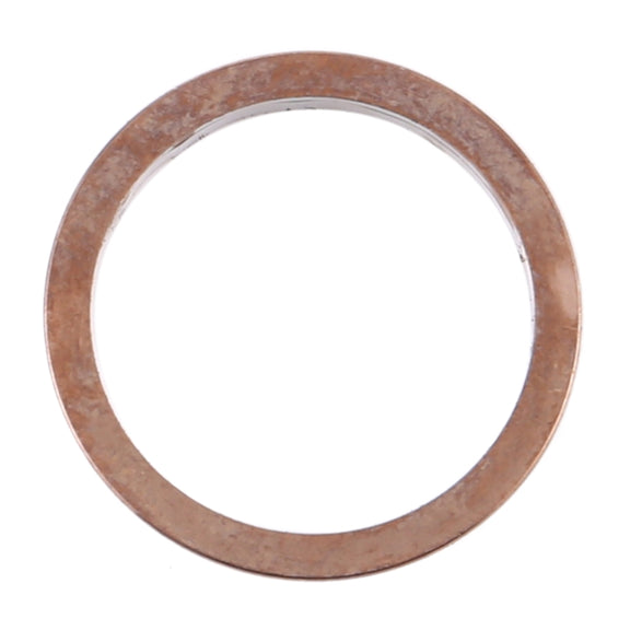 3 PCS Rear Camera Glass Lens Metal Protector Hoop Ring for iPhone 12 Pro(Gold)