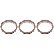 3 PCS Rear Camera Glass Lens Metal Protector Hoop Ring for iPhone 12 Pro(Gold)