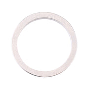3 PCS Rear Camera Glass Lens Metal Protector Hoop Ring for iPhone 12 Pro(Silver)