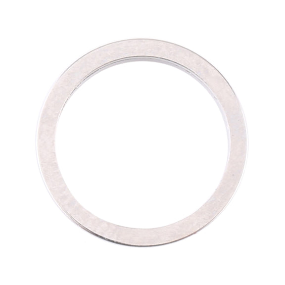 3 PCS Rear Camera Glass Lens Metal Protector Hoop Ring for iPhone 12 Pro(Silver)