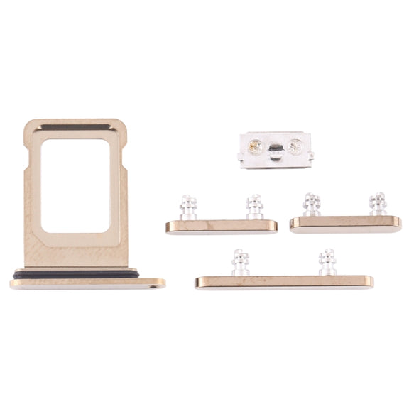SIM Card Tray + Side Keys for iPhone 12 Pro(Gold)