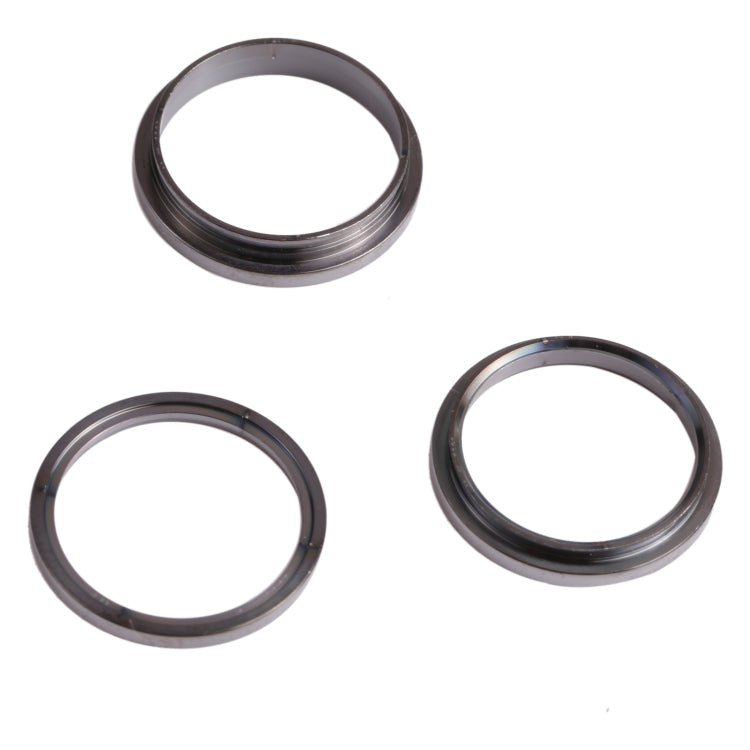 3 PCS Rear Camera Glass Lens Metal Outside Protector Hoop Ring for iPhone 13 Pro(Black) - Camera Series by PMc TechLife | Online Shopping South Africa | PMc TechLife | Buy Now Pay Later Mobicred
