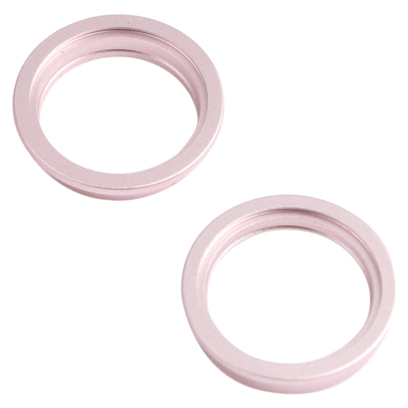 2 PCS Rear Camera Glass Lens Metal Outside Protector Hoop Ring for iPhone 13 mini(Gold)