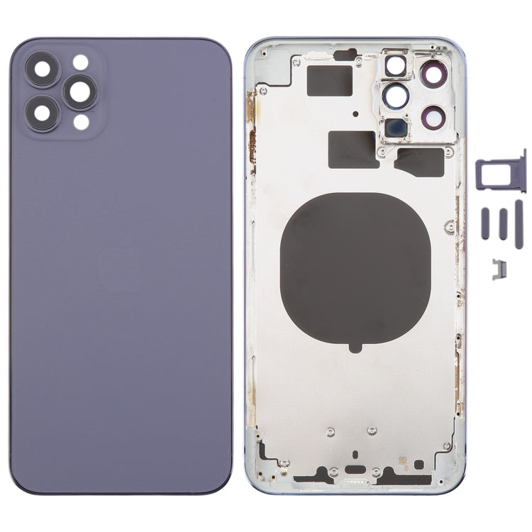Back Cover with Appearance Imitation of iP13 Pro Max for iPhone 11 Pro Max(Purple) - Back Cover by PMC Jewellery | Online Shopping South Africa | PMC Jewellery | Buy Now Pay Later Mobicred