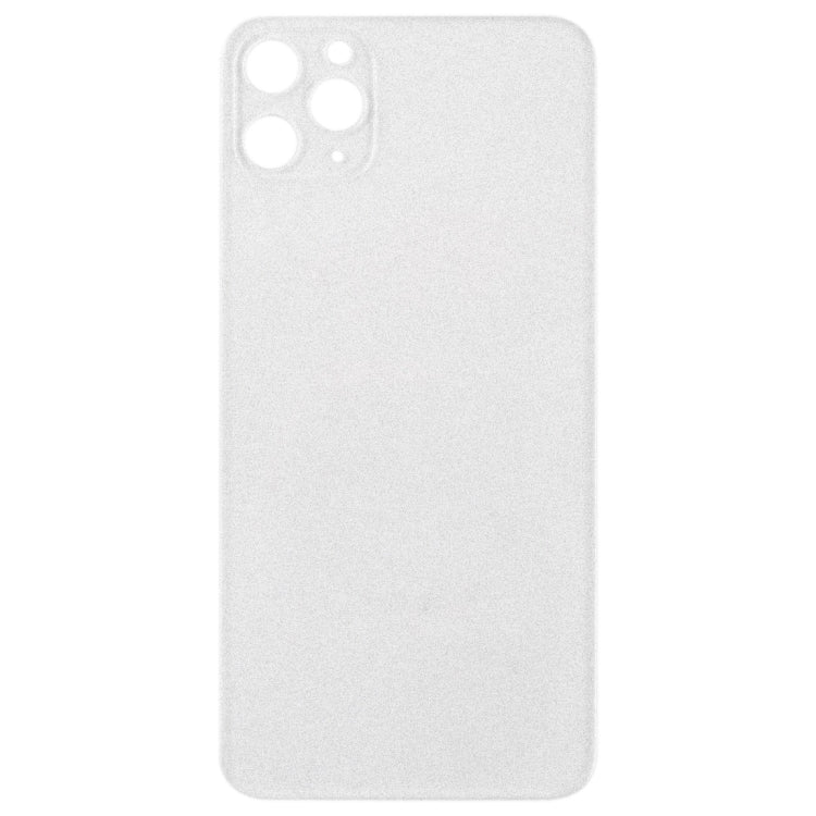 Transparent Frosted Glass Battery Back Cover for iPhone 11 Pro(Transparent) - Back Cover by PMC TechLife | Online Shopping South Africa | PMC TechLife | Buy Now Pay Later Mobicred