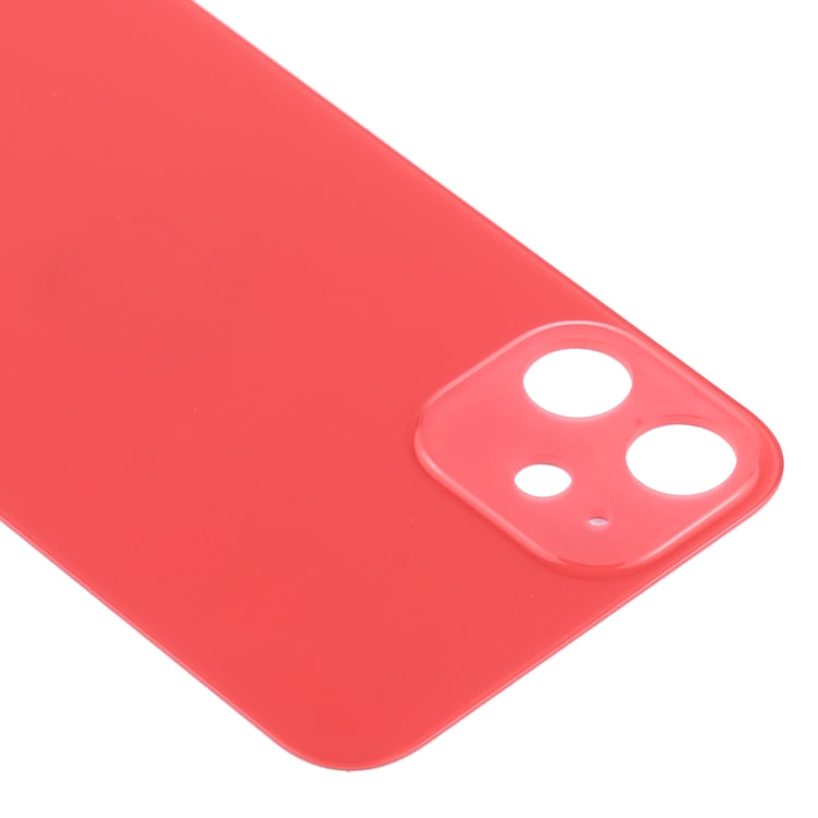 Easy Replacement Big Camera Hole Back Battery Cover for iPhone 12 Mini(Red)