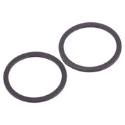 2 PCS Rear Camera Glass Lens Metal Protector Hoop Ring for iPhone 12 Mini(Black)