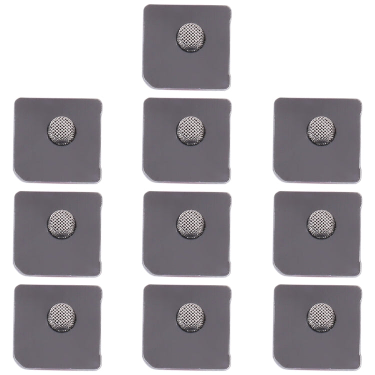 10 PCS Microphone Dustproof Mesh for iPhone 12 mini(Black) - Others by PMc TechLife | Online Shopping South Africa | PMc TechLife | Buy Now Pay Later Mobicred
