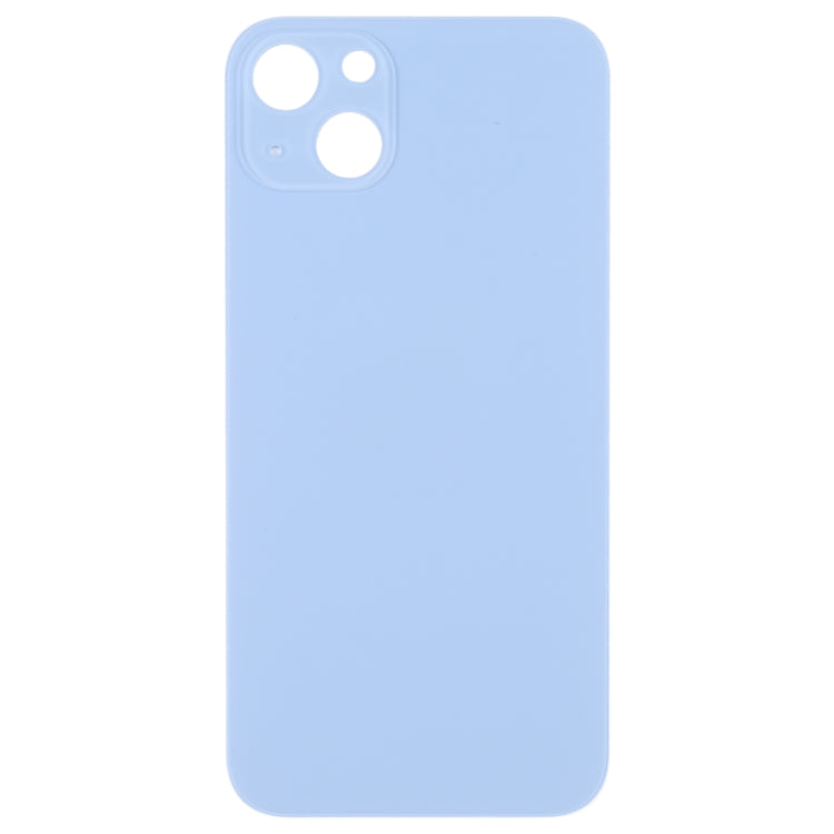 Easy Replacement Big Camera Hole Glass Back Battery Cover for iPhone 14(Blue) - Back Cover by PMc TechLife | Online Shopping South Africa | PMc TechLife | Buy Now Pay Later Mobicred