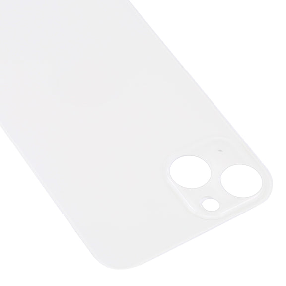 Easy Replacement Big Camera Hole Glass Back Battery Cover for iPhone 14(Silver)