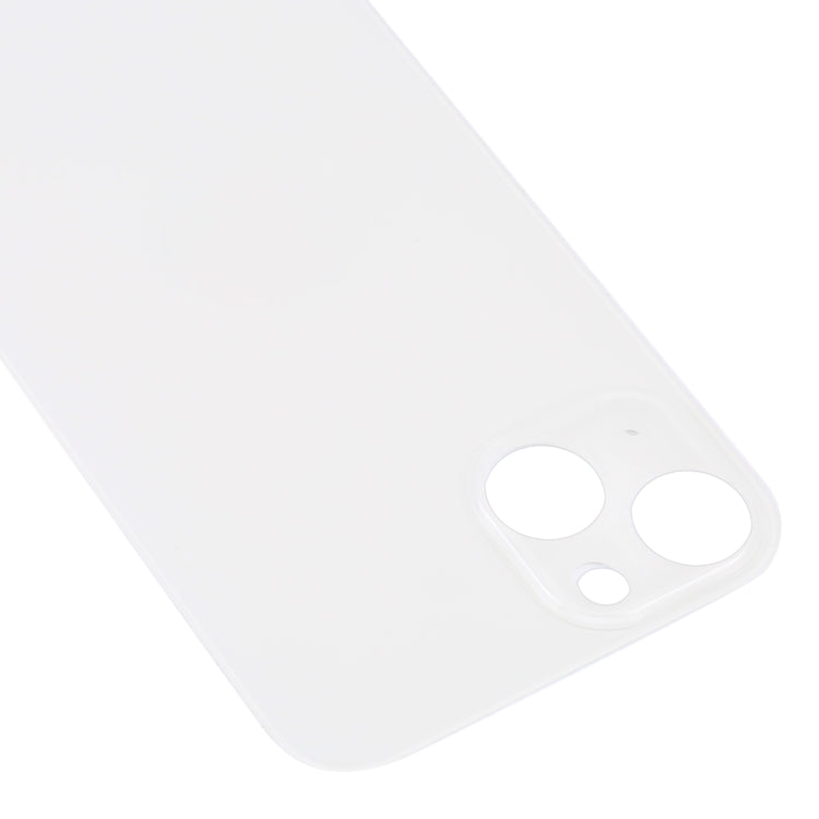 Easy Replacement Big Camera Hole Glass Back Battery Cover for iPhone 14(Silver)
