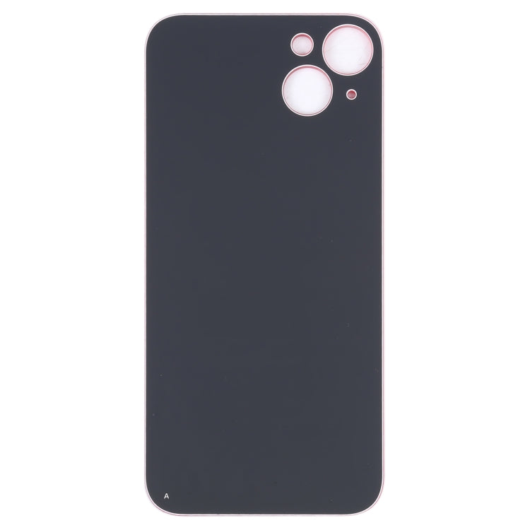 For iPhone 14 Plus Easy Replacement Big Camera Hole Glass Back Battery Cover(Red)