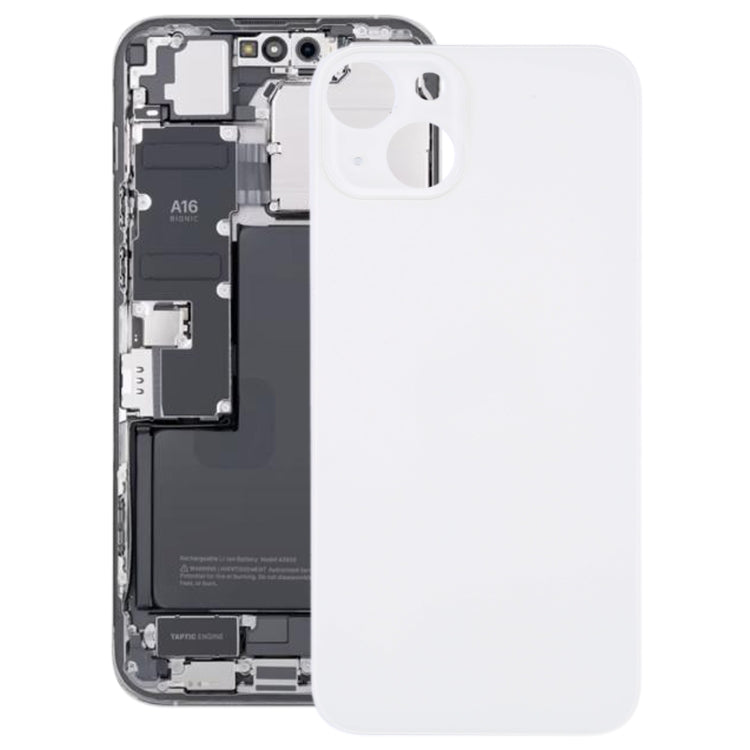 For iPhone 14 Plus Battery Back Cover(Silver)