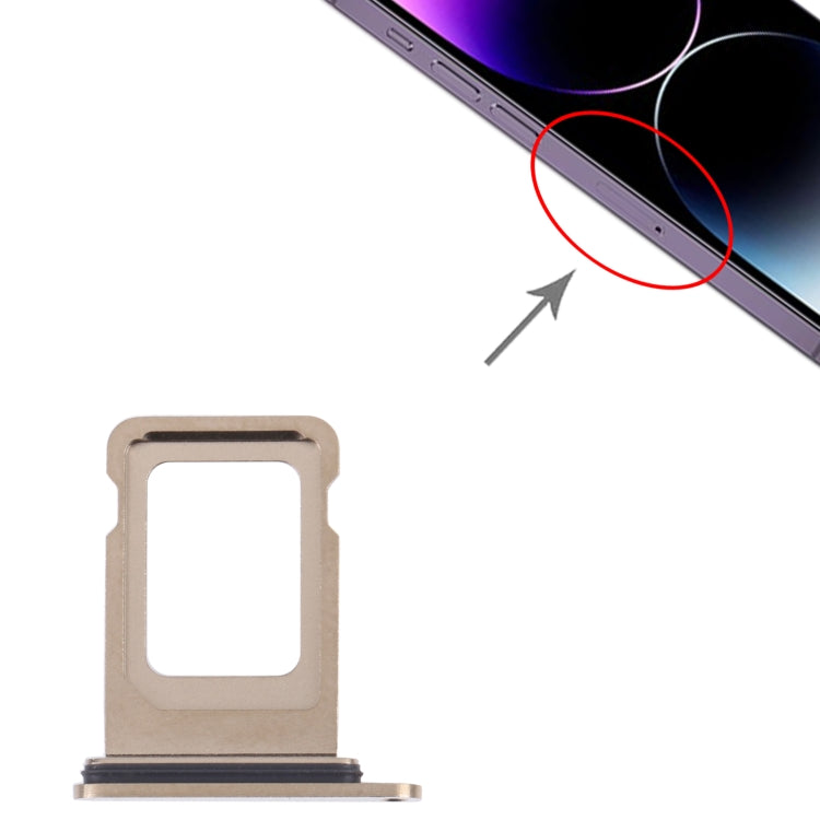 SIM+SIM Card Tray for iPhone 14 Pro (Gold)