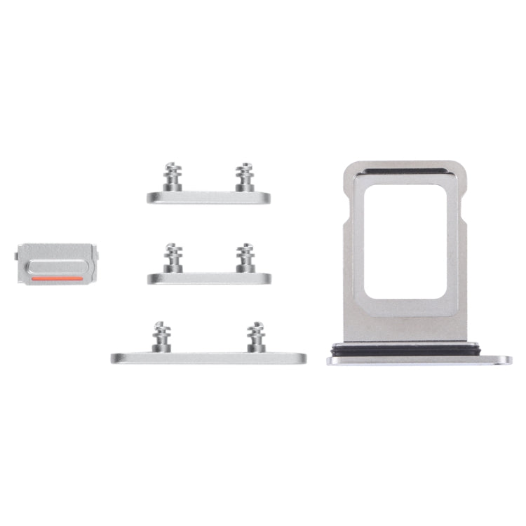 SIM Card Tray + SIM Card Tray + Side Keys for iPhone 14 Pro (Silver) - Others by PMC TechLife | Online Shopping South Africa | PMC TechLife | Buy Now Pay Later Mobicred