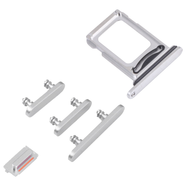 SIM Card Tray + SIM Card Tray + Side Keys for iPhone 14 Pro (Silver) - Others by PMC TechLife | Online Shopping South Africa | PMC TechLife | Buy Now Pay Later Mobicred