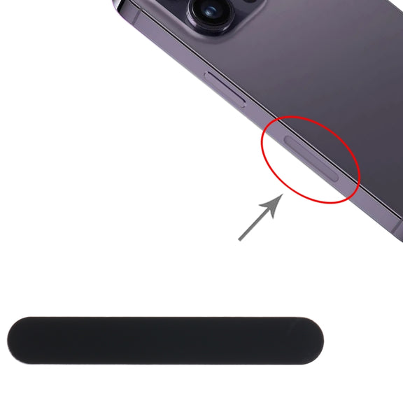 For iPhone 14 Pro / 14 Pro Max US Edition 5G Signal Antenna Glass Plate (Black)