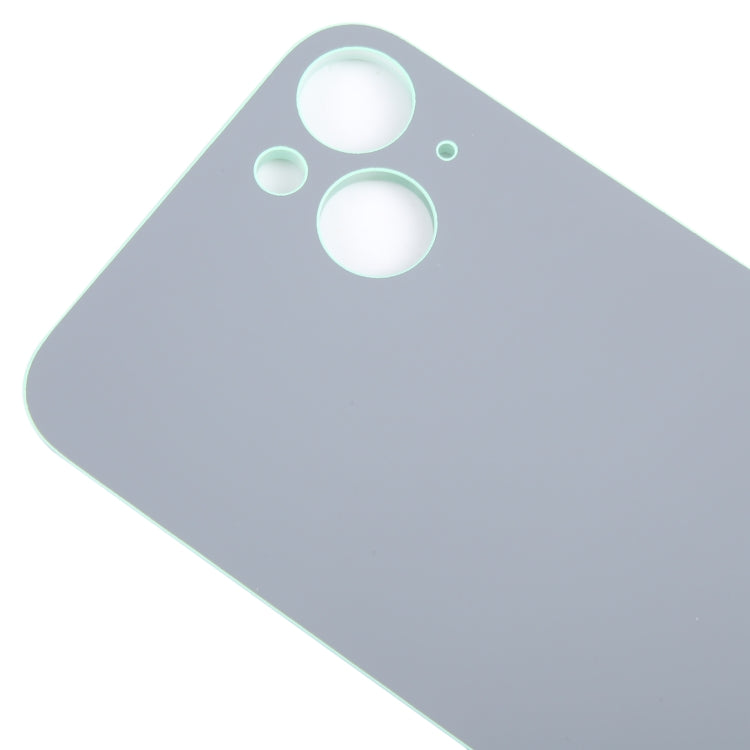For iPhone 15 Plus Easy Replacement Big Camera Hole Glass Back Battery Cover(Green) - Back Cover by PMC TechLife | Online Shopping South Africa | PMC TechLife | Buy Now Pay Later Mobicred